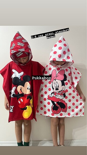 Mickey Minnie Panço Havlu 2-8 standart