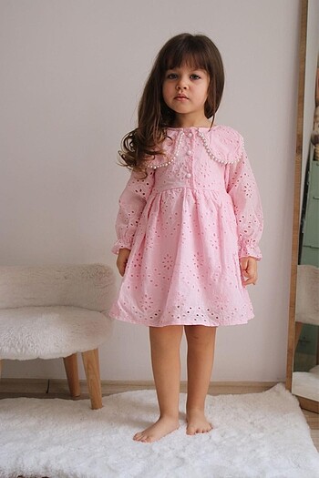Zara İncili elbise 2/3 3/4 4/5 5/6