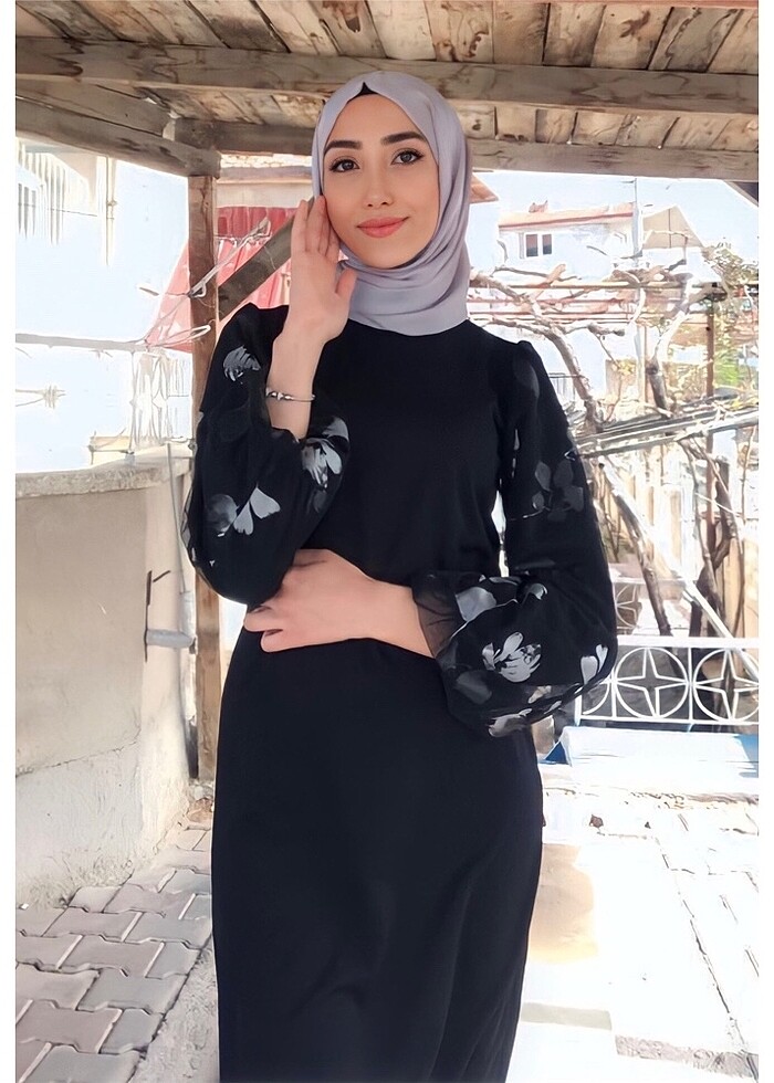 Tesettür elbise - Görsel 2