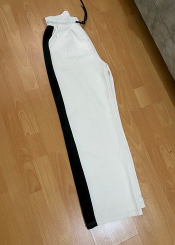 Beyaz Regular Fit kadın Eşofman Altı - Görsel 2