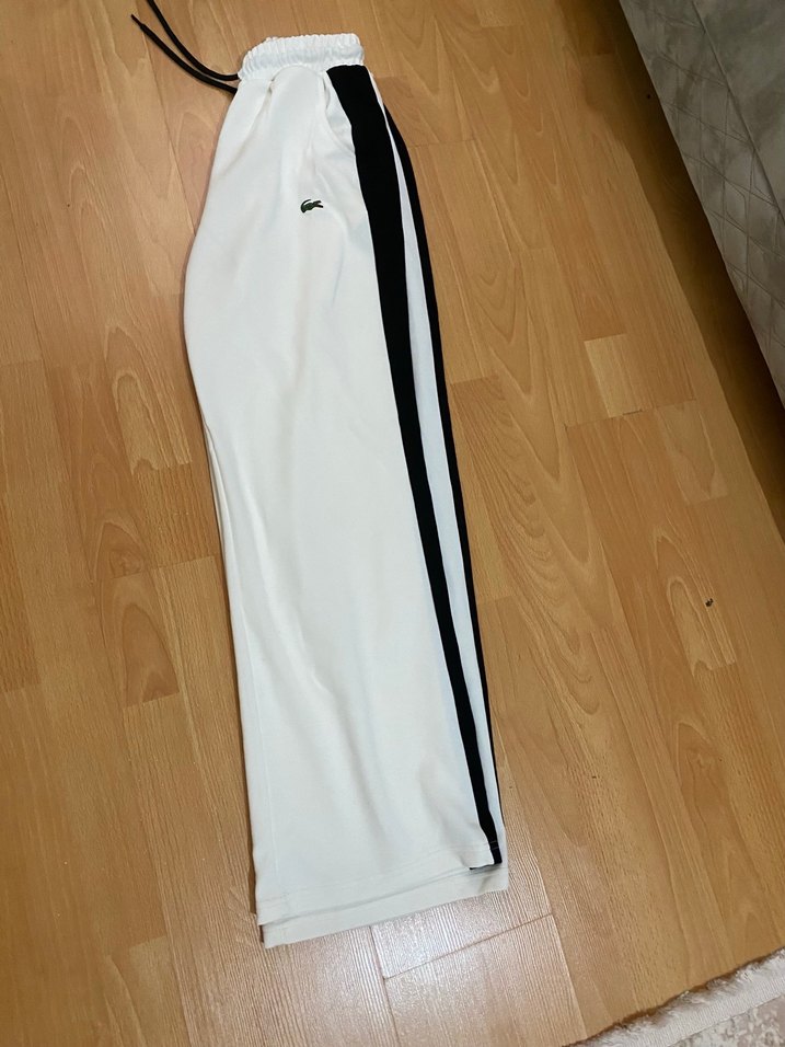 Beyaz Regular Fit kadın Eşofman Altı - Görsel 3