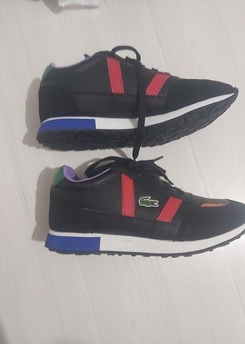 36 Beden çeşitli Renk Lacoste kadın Spor Ayakkabı Velcro Detaylı