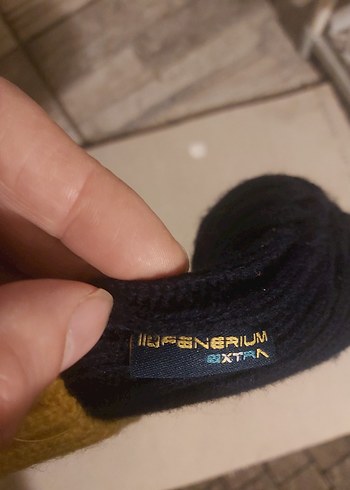 Fenerbahçe Sarı-Siyah Kadın Örme Bere - Görsel 6