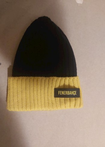 Fenerbahçe Sarı-Siyah Kadın Örme Bere - Görsel 3