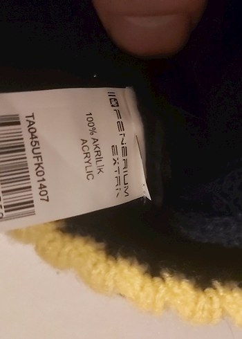 Fenerbahçe Sarı-Siyah Kadın Örme Bere - Görsel 4