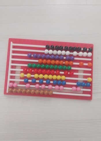 Beden Renk Renkli Abaküs Sayı Öğrenme Oyuncağı