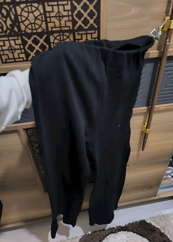 Kadın Siyah Mini Kayık Yaka Triko takım - Görsel 3