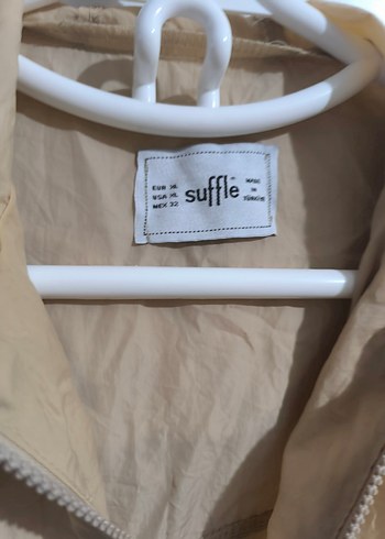 Bej Kadın Midi Boy Fermuarlı Ceket yağmurluk - Görsel 3