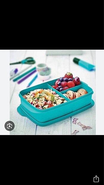 Beden çeşitli Renk Tupperware Bölmeli Beslenme Kutusu