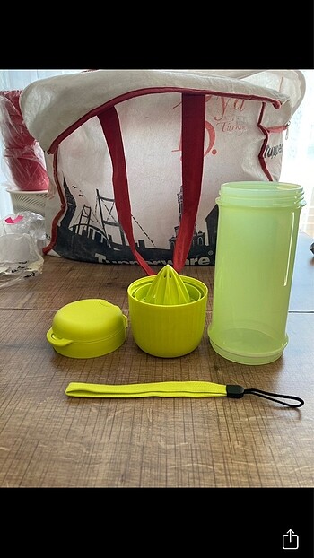  Beden yeşil Renk Tupperware Detoks Suluk ve Matara 
