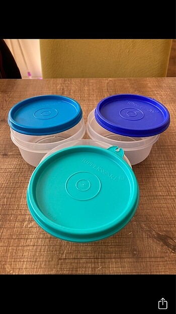 Tupperware 3lü Saklama Kabı