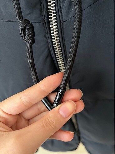 m Beden siyah Renk Bershka siyah mont