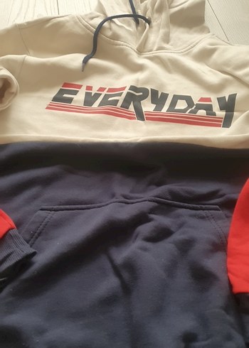 Koton Gri Kapüşonlu Günlük Sweatshirt
