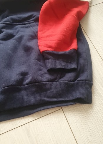 m Beden Gri Kapüşonlu Günlük Sweatshirt