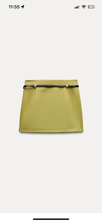 Zara Zara kemerli mini etek y2k vintage