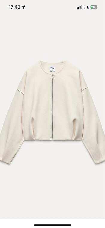 Zara kabarık yumuşak bomber ceket