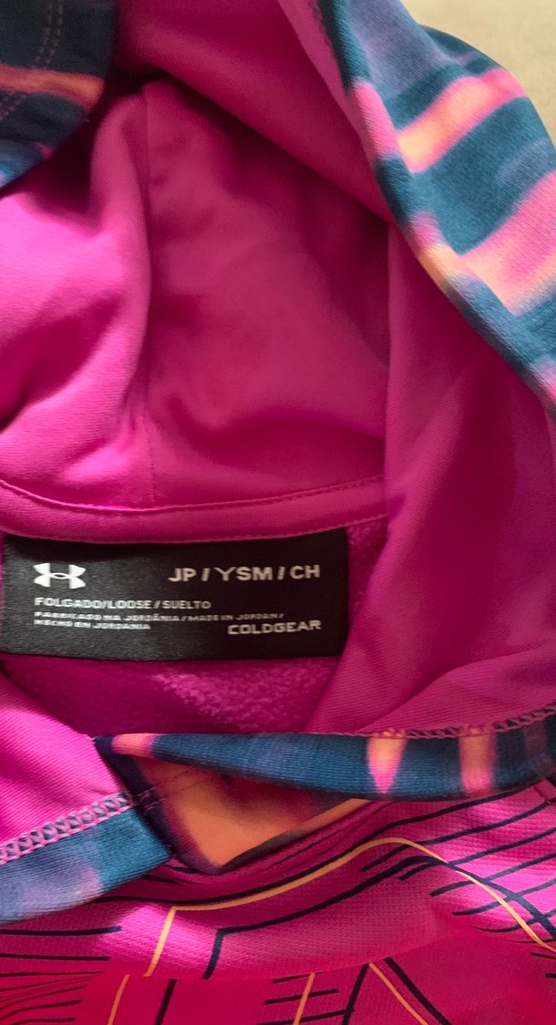 Kız Çocuk Kapüşonlu Fermuarlı Pembe Ceket - Görsel 2