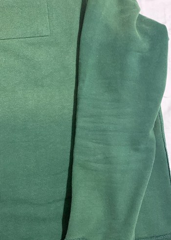 Erkek Abercrombie Yeşil Kapüşonlu Sweatshirt - Görsel 5