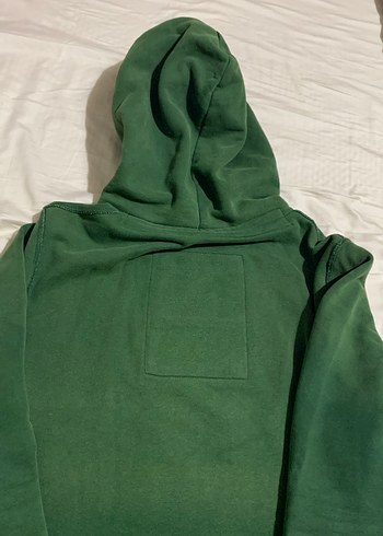 Erkek Abercrombie Yeşil Kapüşonlu Sweatshirt - Görsel 4