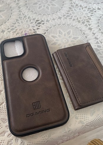 Fermuarlı Kahverengi Bohem Telefon Kılıfı Iphone 12 pro - Görsel 3