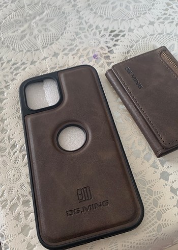 Fermuarlı Kahverengi Bohem Telefon Kılıfı Iphone 12 pro - Görsel 5