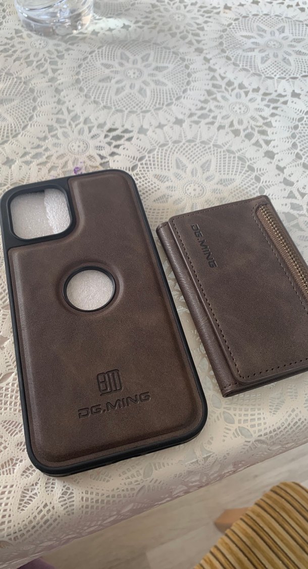 Fermuarlı Kahverengi Bohem Telefon Kılıfı Iphone 12 pro - Görsel 3