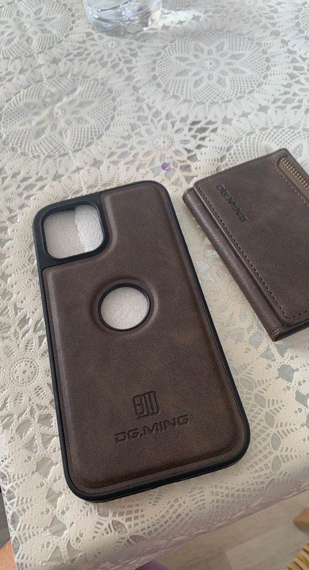 Fermuarlı Kahverengi Bohem Telefon Kılıfı Iphone 12 pro - Görsel 5