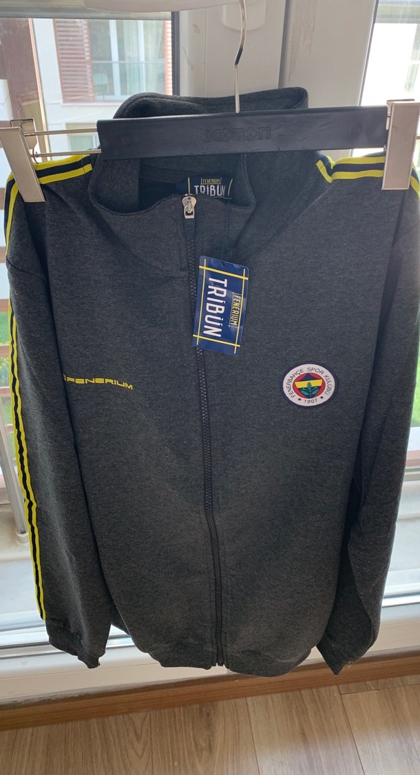 Fenerbahçe Gri Erkek Sweatshirt - Görsel 2
