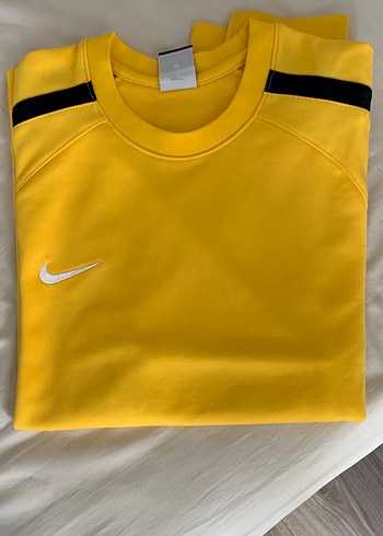 Sarı Uzun Kollu Spor Sweatshirt