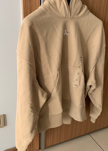 Calvin Klein Bej Kadın Crew Neck Sweatshirt