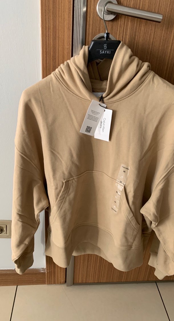 Bej Kadın Crew Neck Sweatshirt - Görsel 5