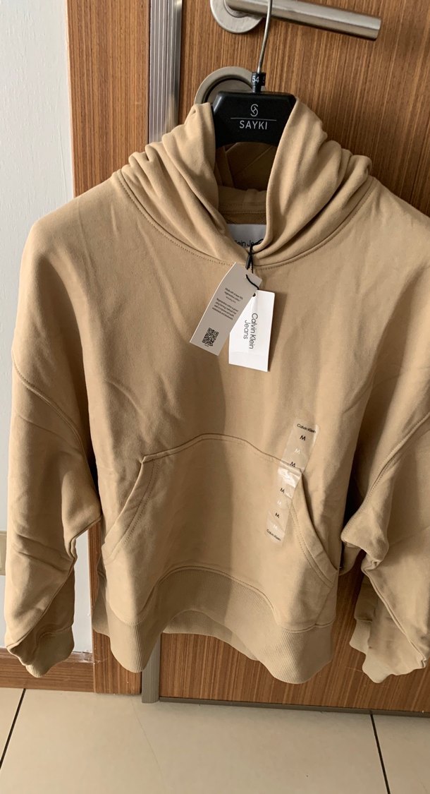 Bej Kadın Crew Neck Sweatshirt - Görsel 4