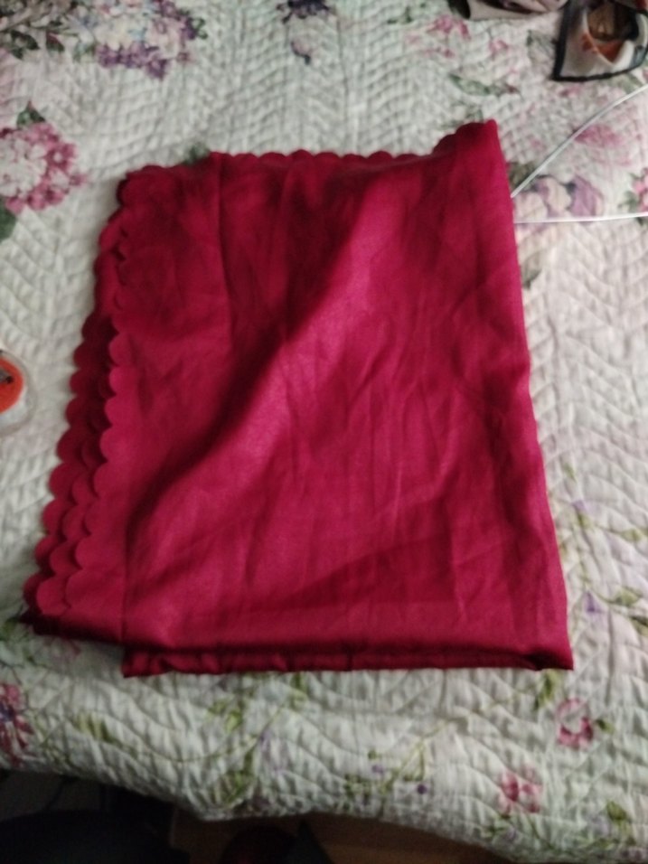 Bordo Düz Modern Perde - Görsel 2