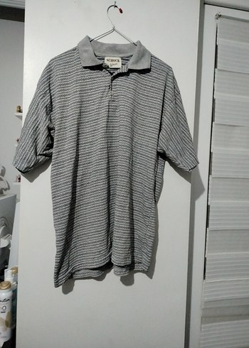 Gri Erkek Polo Tişört Kısa Kollu - Görsel 2