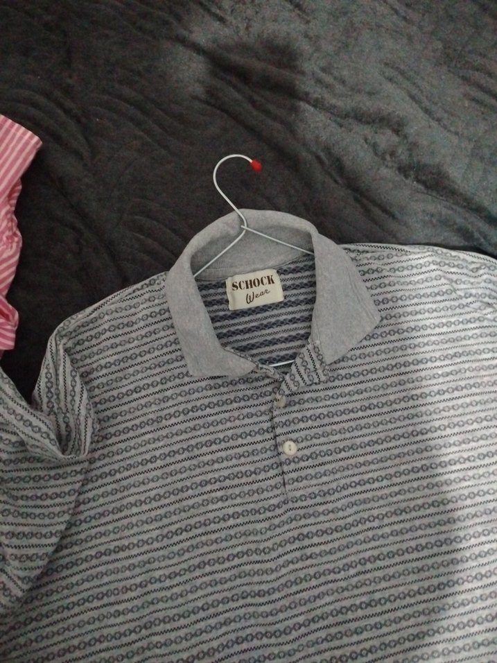 Gri Erkek Polo Tişört Kısa Kollu - Görsel 4