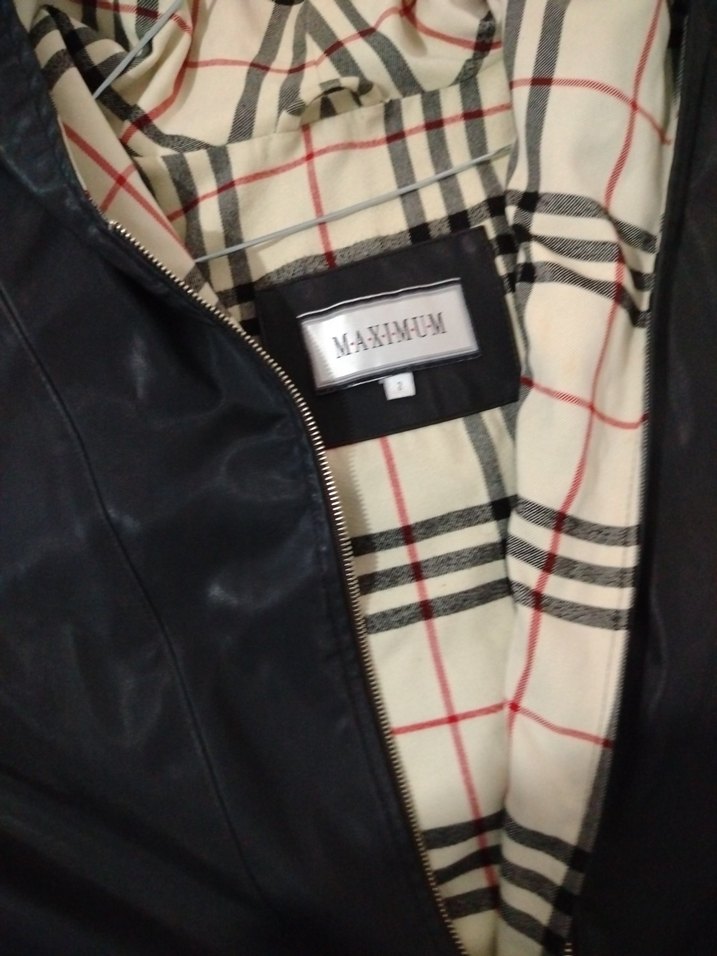 Siyah Deri Midi Erkek Yağmurluk - Görsel 4