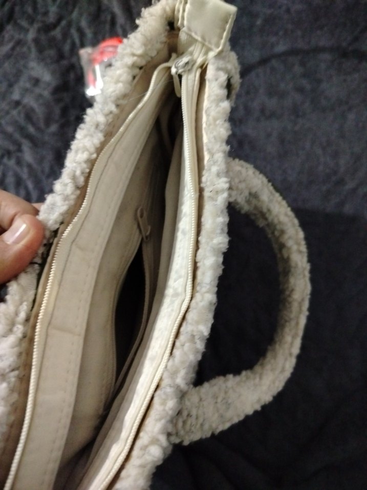 Kürk Detaylı Yeşil Kadın El Çantası - Görsel 4