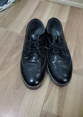 Klasik Erkek Siyah Rugan Ayakkabı - Görsel 2