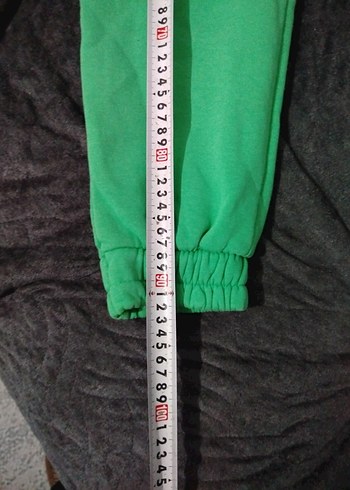 Kadın Yeşil Rahat Kesim Eşofman Altı - Görsel 6