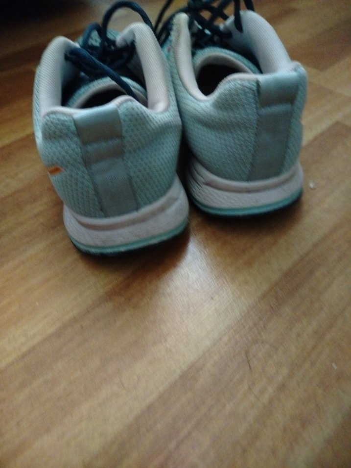 Turkuaz Renkli Bağcıklı Kadın Spor Ayakkabı - Görsel 2