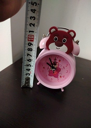 Pembe Ayıcık Tasarımlı Masa Saati - Görsel 5