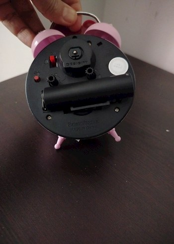 Pembe Ayıcık Tasarımlı Masa Saati - Görsel 3