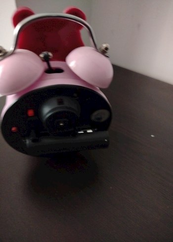 Pembe Ayıcık Tasarımlı Masa Saati - Görsel 4