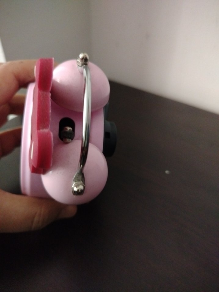 Pembe Ayıcık Tasarımlı Masa Saati - Görsel 2