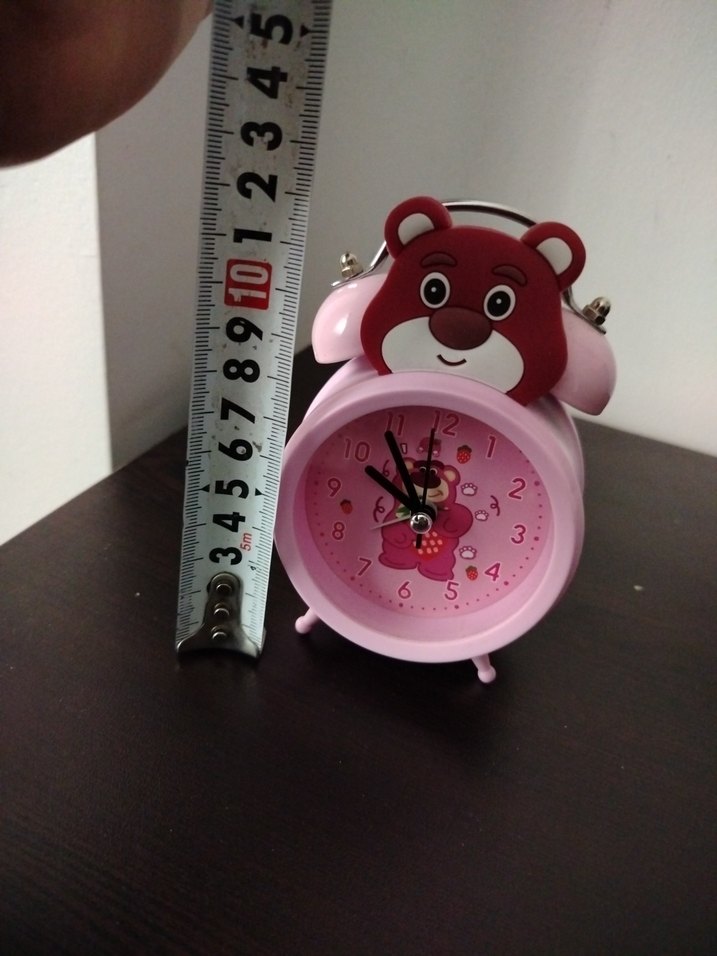 Pembe Ayıcık Tasarımlı Masa Saati - Görsel 5