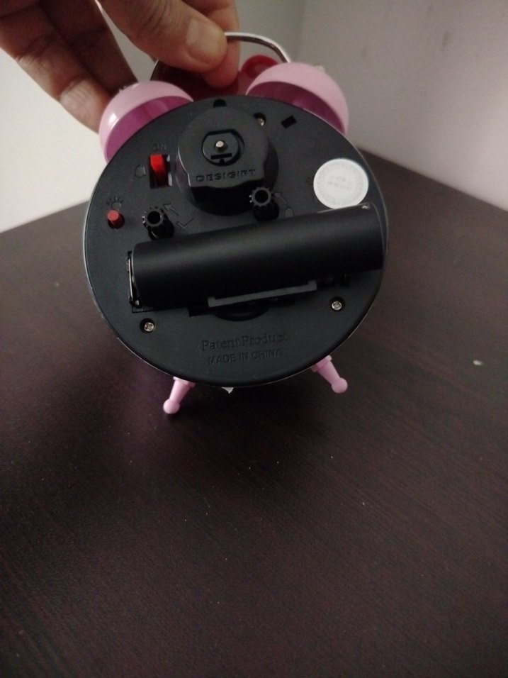 Pembe Ayıcık Tasarımlı Masa Saati - Görsel 3