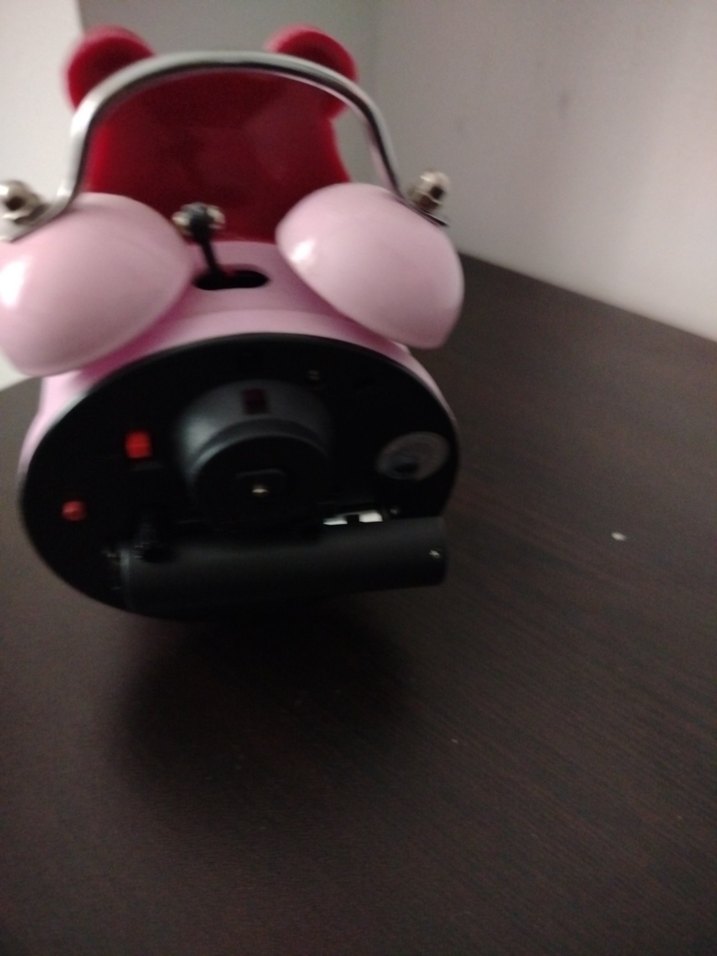 Pembe Ayıcık Tasarımlı Masa Saati - Görsel 4