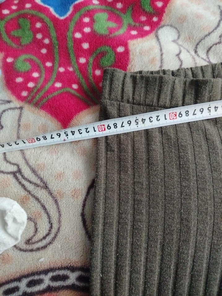 Kadın Kahverengi Triko Salaş Pantolon - Görsel 4