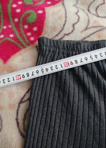 Siyah Kadın Keten Piliseli Bol Pantolon - Görsel 3