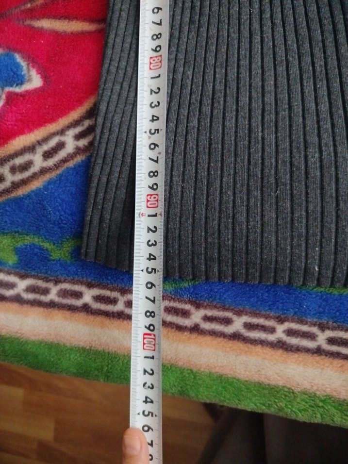 Siyah Kadın Keten Piliseli Bol Pantolon - Görsel 2